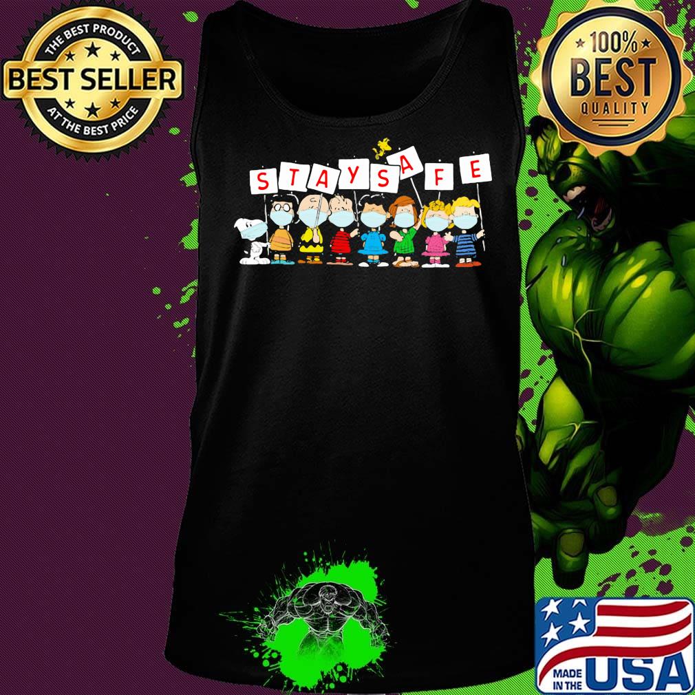 The peanuts mask stay safe s Tank top The peanuts mask stay safe s Tank top