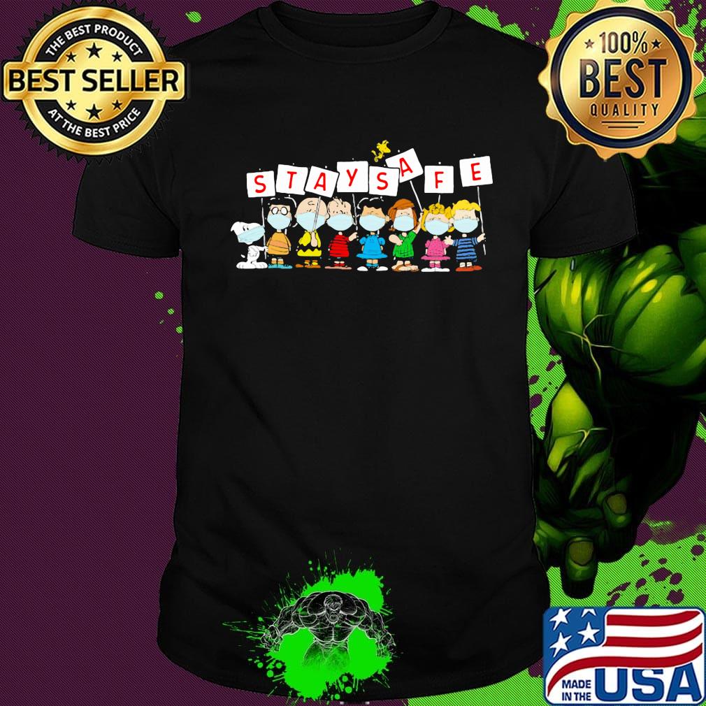 The peanuts mask stay safe shirt