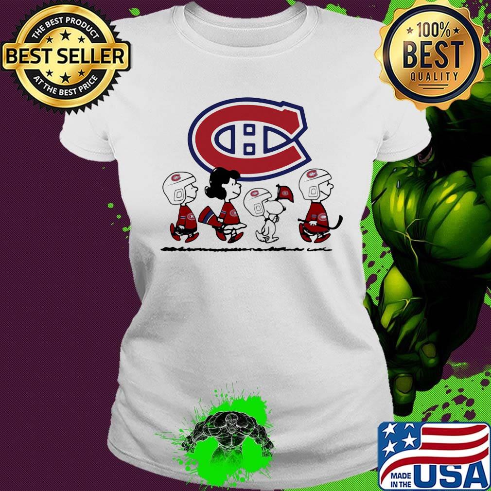 The peanuts montreal canadiens hockey s Ladies tee The peanuts montreal canadiens hockey s Ladies tee