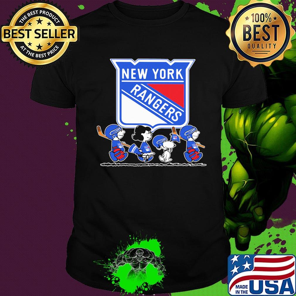 The peanuts new york rangers hockey logo shirt