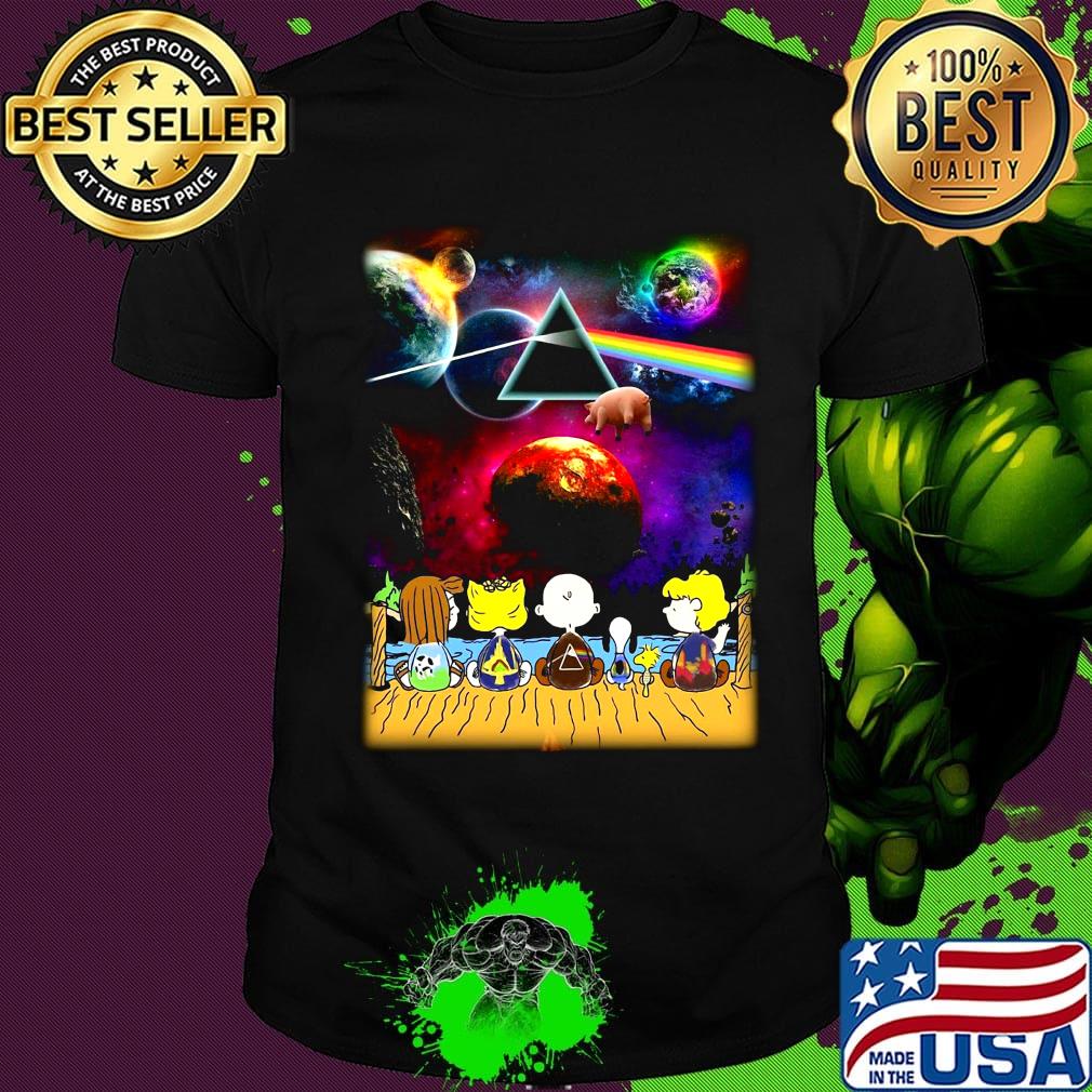 The peanuts seeing pink floyd shirt