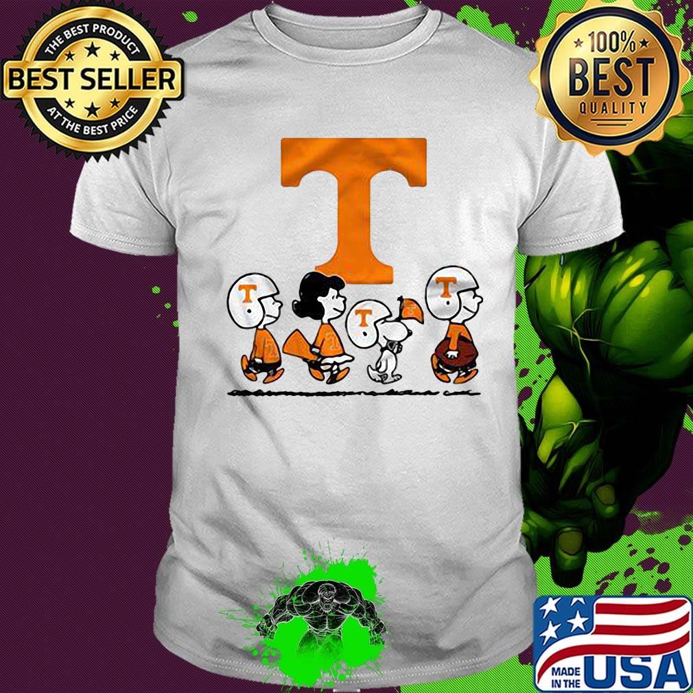 The peanuts tennessee volunteers football team shirt