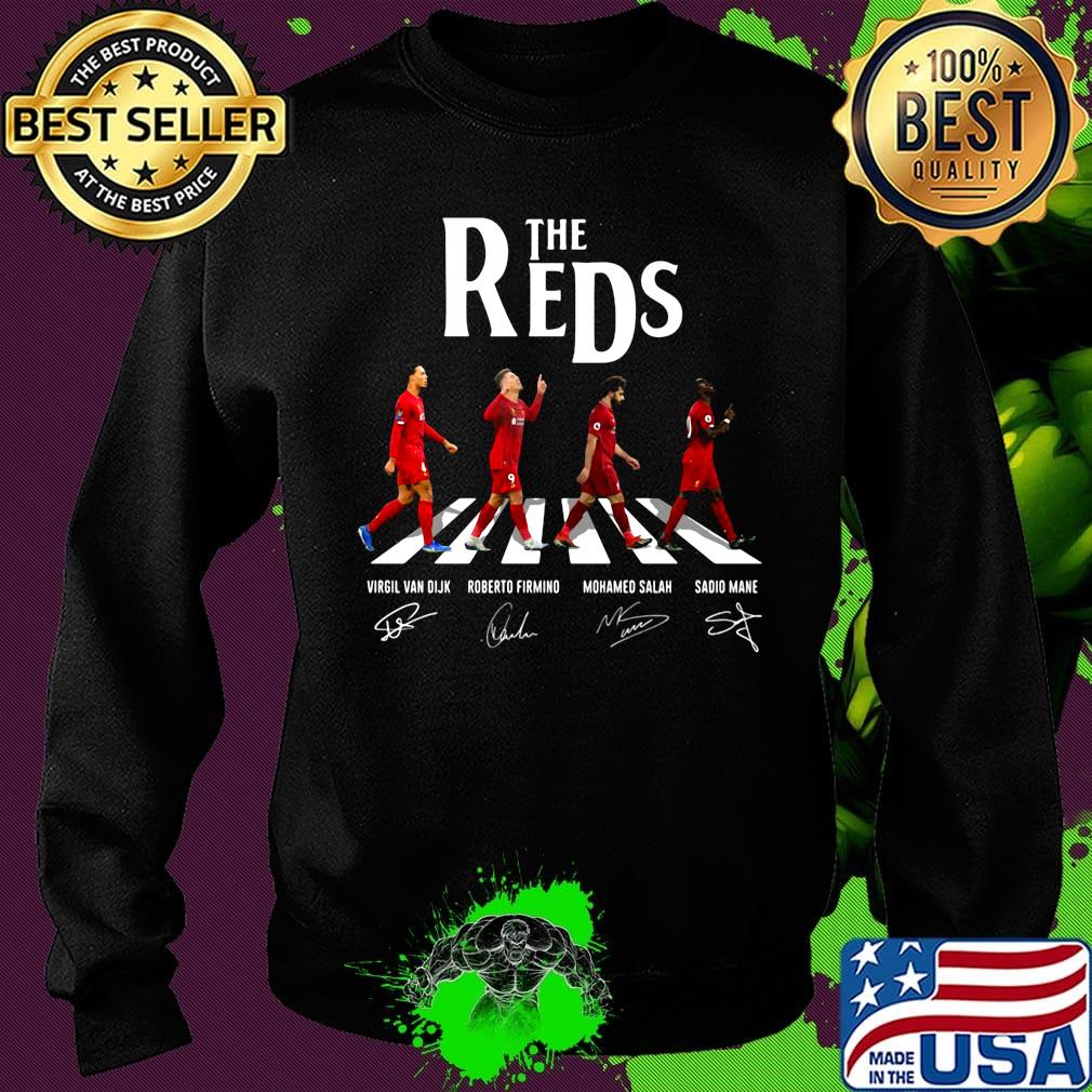 The reds liverpool fc abbey road signatures s Sweater The reds liverpool fc abbey road signatures s Sweater