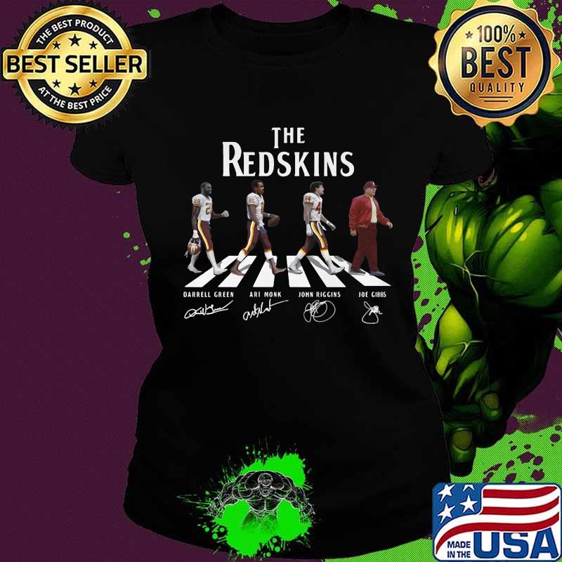 The redskins abbey road signatures s Ladies tee The redskins abbey road signatures s Ladies tee