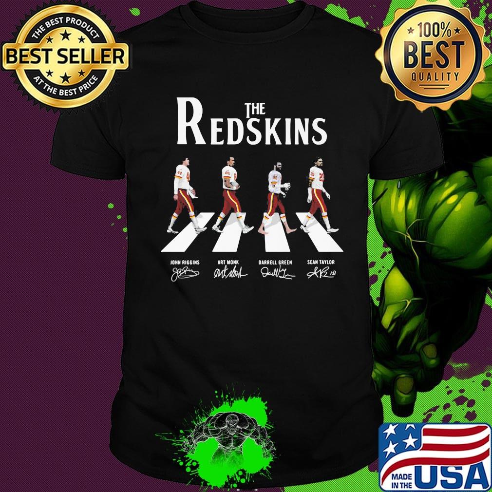 The redskins football team abbey road signatures shirt