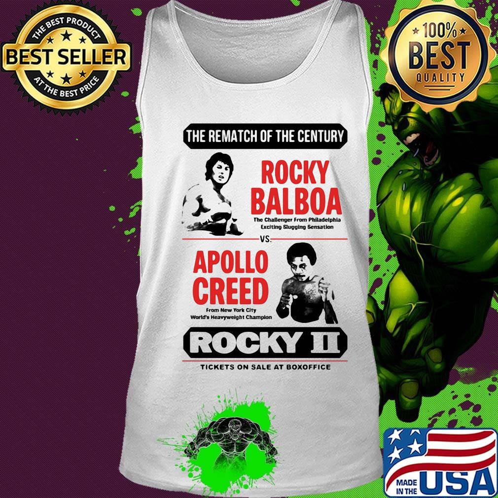 The rematch of the century rocky balboa vs apollo creed rocky ii tickets on sale at box office s Tank top The rematch of the century rocky balboa vs apollo creed rocky ii tickets on sale at box office s Tank top