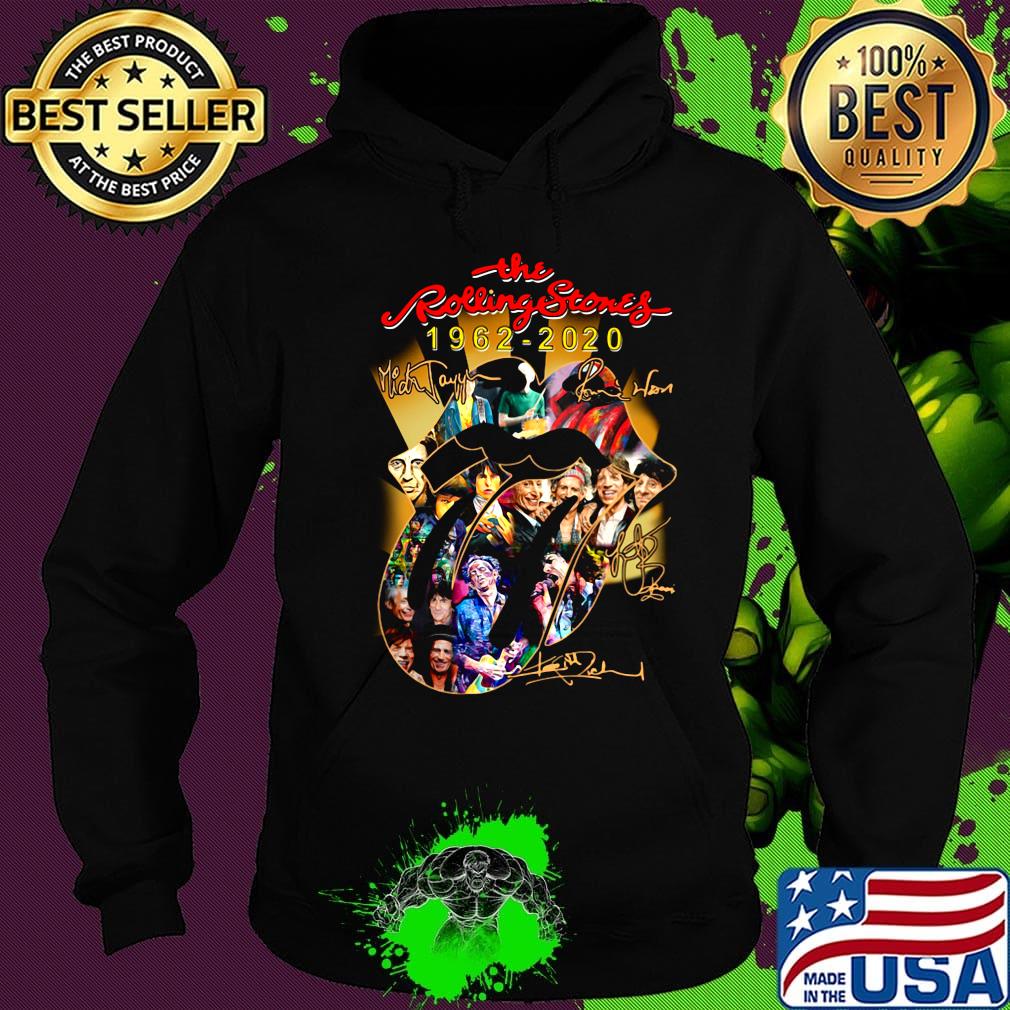The rolling stones 1962 2020 members signatures s Hoodie The rolling stones 1962 2020 members signatures s Hoodie