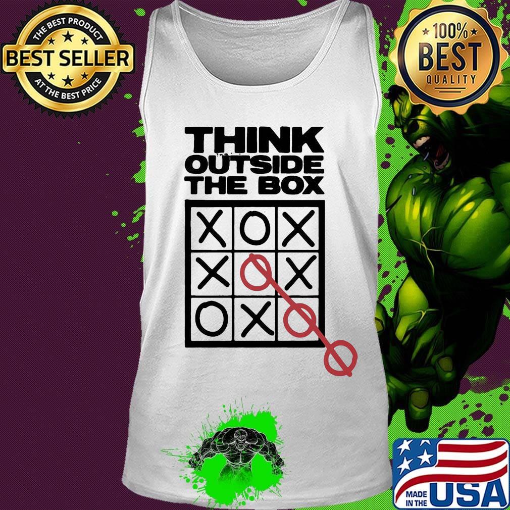 Think out side the box X O s Tank top Think out side the box X O s Tank top