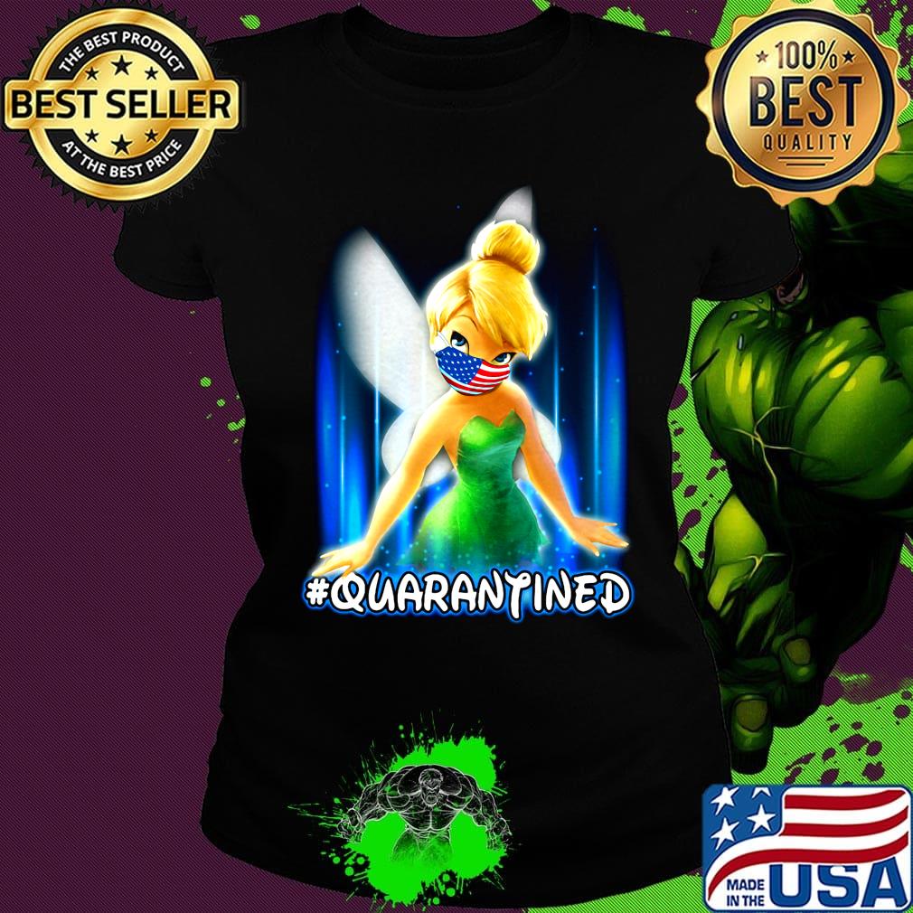 Tinkerbell mask american flag independence day quarantined s Ladies tee Tinkerbell mask american flag independence day quarantined s Ladies tee