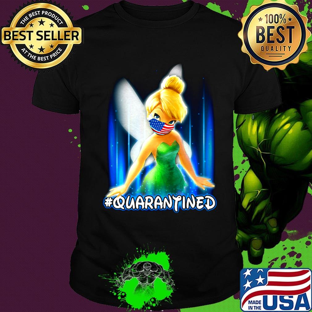 Tinkerbell mask american flag independence day quarantined shirt Tinkerbell mask american flag independence day quarantined shirt