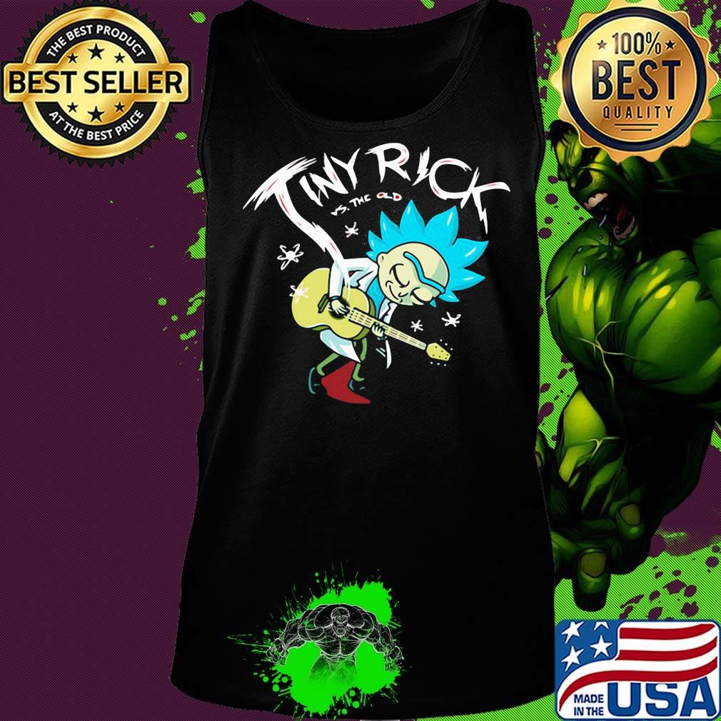 Tiny rick vs the old playing guitar s Tank top Tiny rick vs the old playing guitar s Tank top