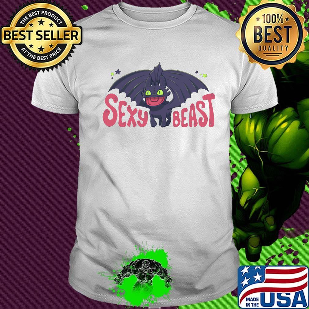 Toothless dragon sexy beast stars shirt