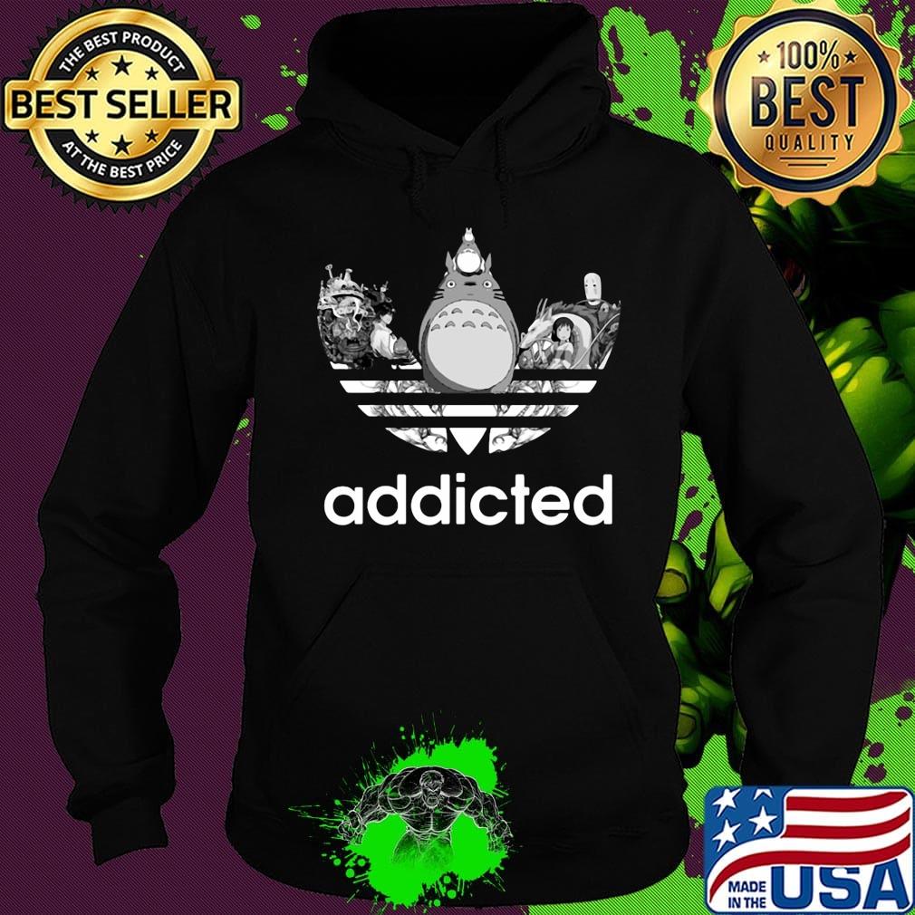 Totoro addicted adidas studio ghibli logo s Hoodie Totoro addicted adidas studio ghibli logo s Hoodie