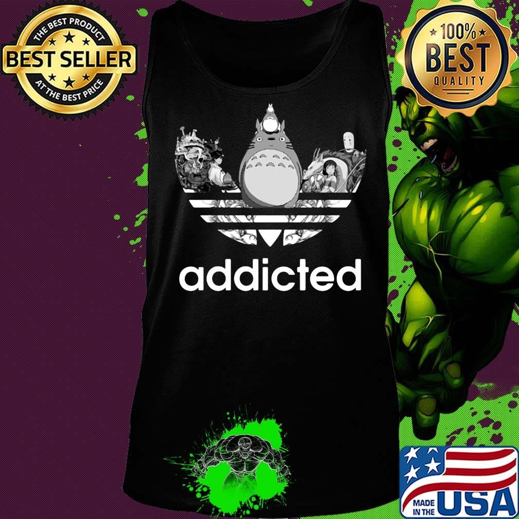 Totoro addicted adidas studio ghibli logo s Tank top Totoro addicted adidas studio ghibli logo s Tank top