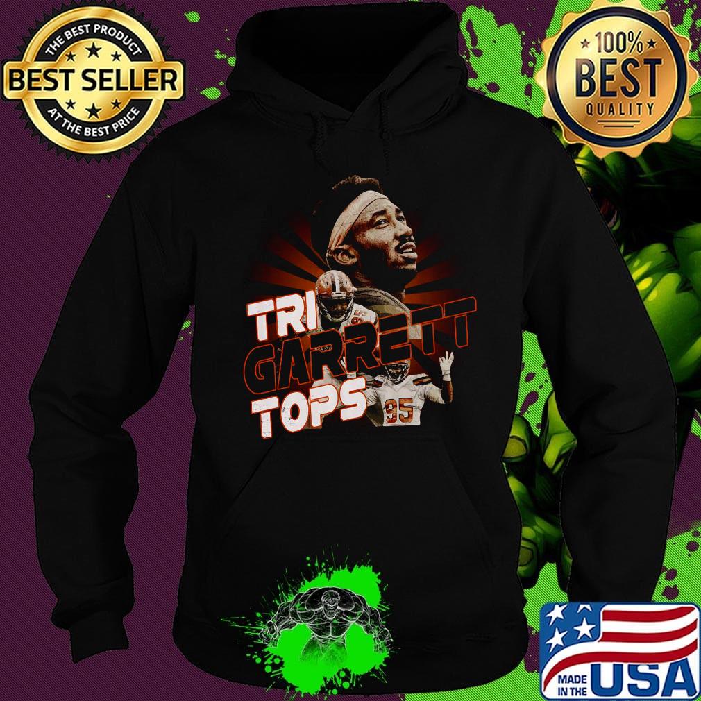 Tri garrett tops 95 cleveland browns football s Hoodie Tri garrett tops 95 cleveland browns football s Hoodie