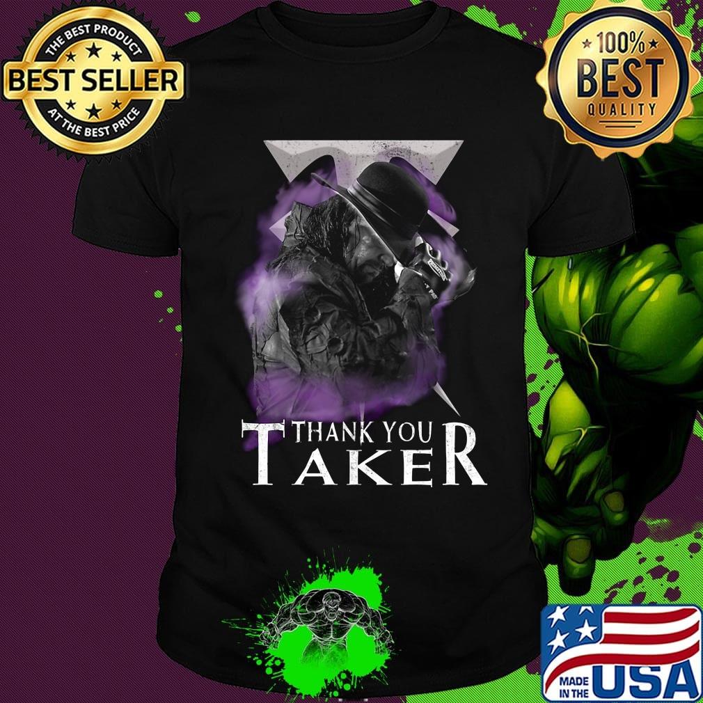 Undertaker rob schamberger thank you taker shirt
