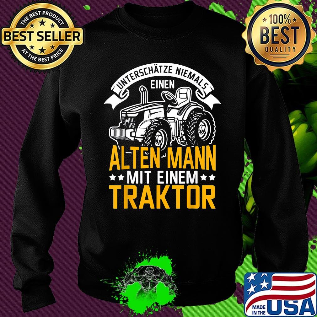 Unterschätze niemals einen alten mann mit einem traktor s Sweater Unterschätze niemals einen alten mann mit einem traktor s Sweater