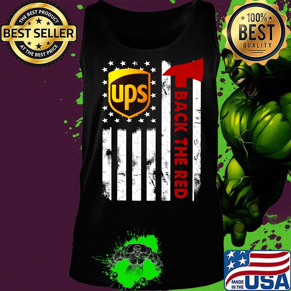 Ups back the red american flag independence day s Tank top Ups back the red american flag independence day s Tank top