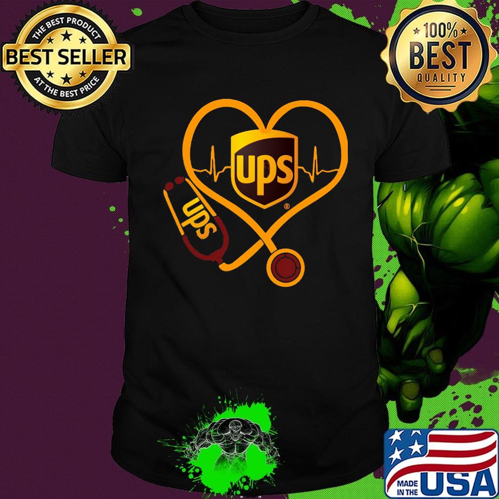 UPS nurse stethoscope love heartbeat shirt UPS nurse stethoscope love heartbeat shirt
