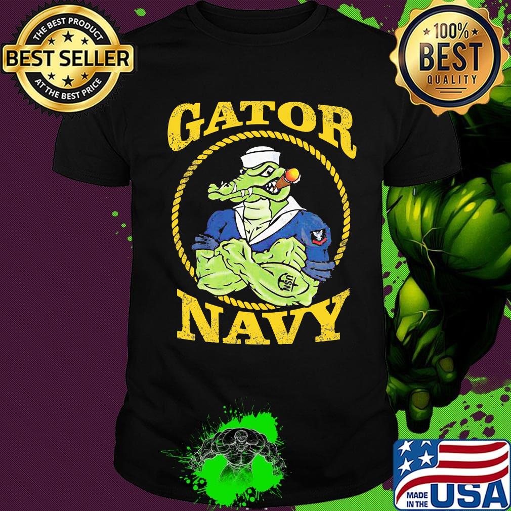 Us gator navy amphibious alligator shirt