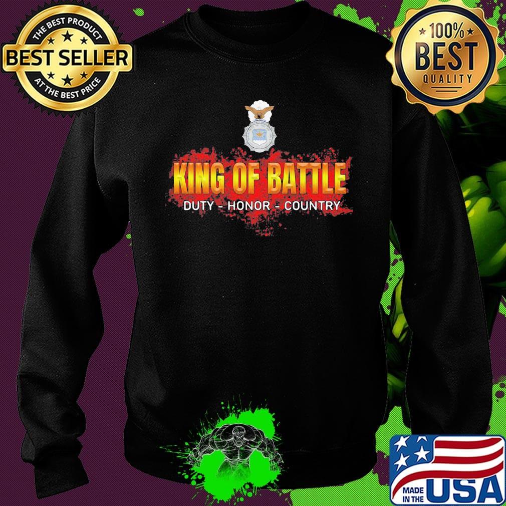 Usaf security police king of battle duty honor country s Sweater Usaf security police king of battle duty honor country s Sweater