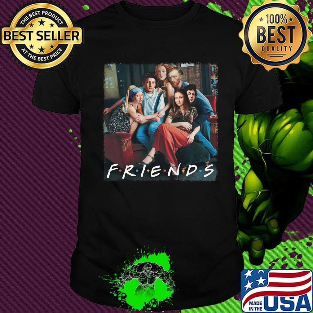 Van gogh with friends shirt