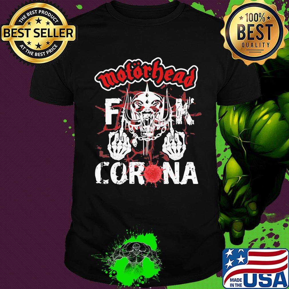 Viking skull motorhead fuck coronavirus shirt