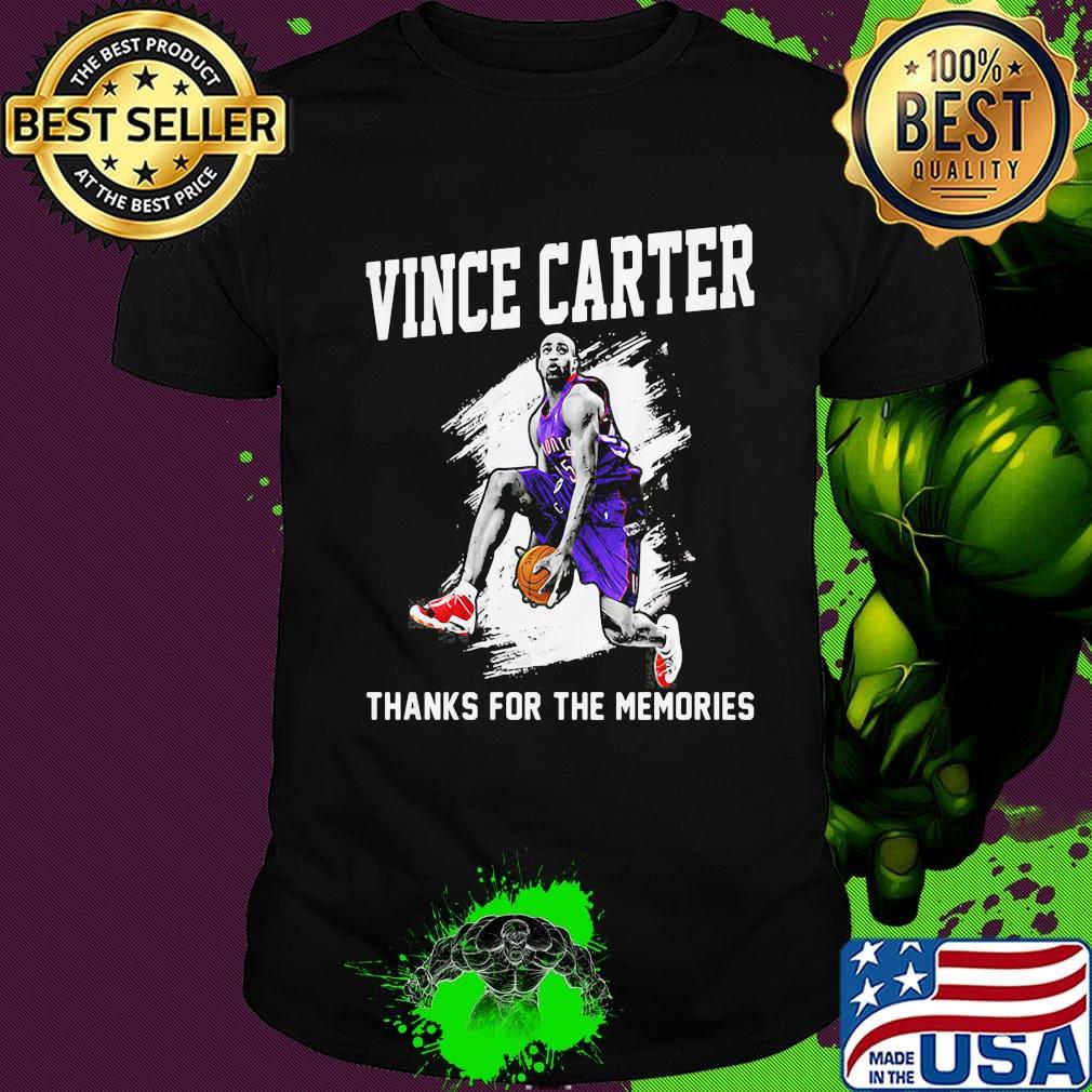 Vince carter atlanta basketball legend thanks for the memories shirt