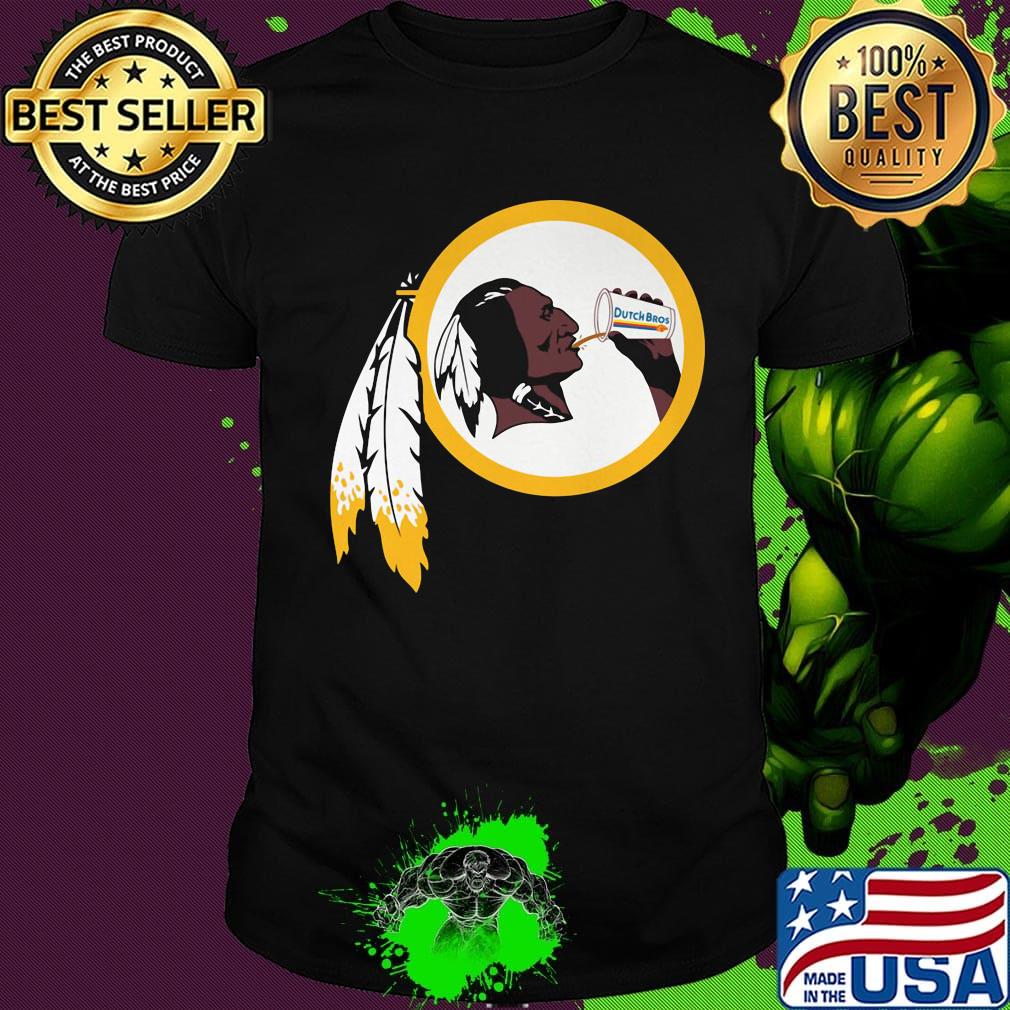 Washington redskins logo drink dutch bros shirt