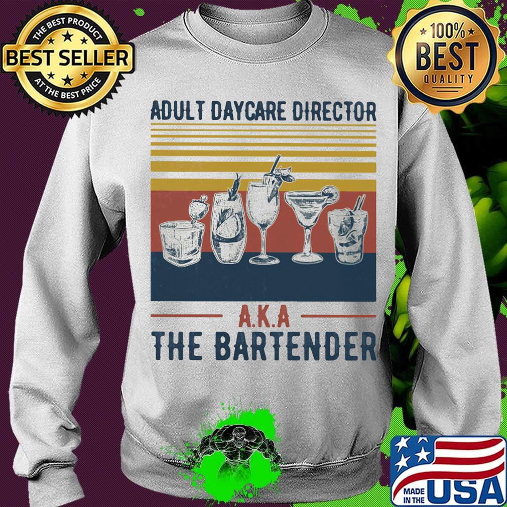 Whiskey adult daycare director aka the bartender vintage retro s Sweater Whiskey adult daycare director aka the bartender vintage retro s Sweater