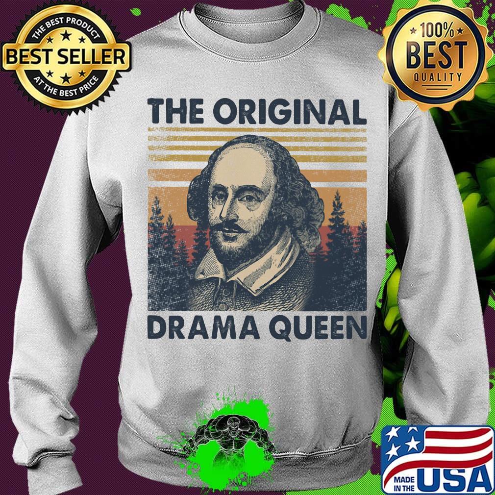 William shakespeare the original drama queen vintage retro s Sweater William shakespeare the original drama queen vintage retro s Sweater