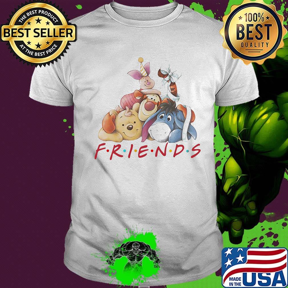 Winnie the pooh cartoon characters friends shirt