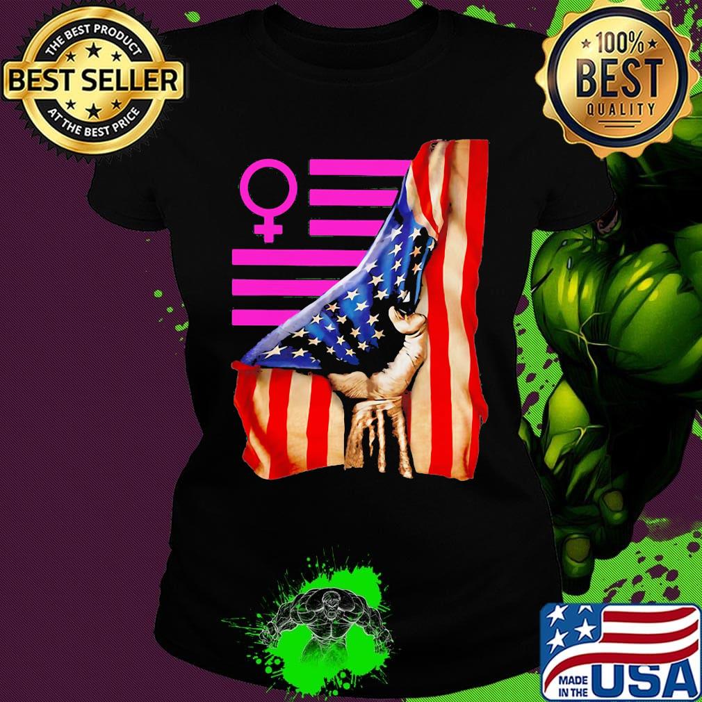 Woman american flag independence day s Ladies tee Woman american flag independence day s Ladies tee
