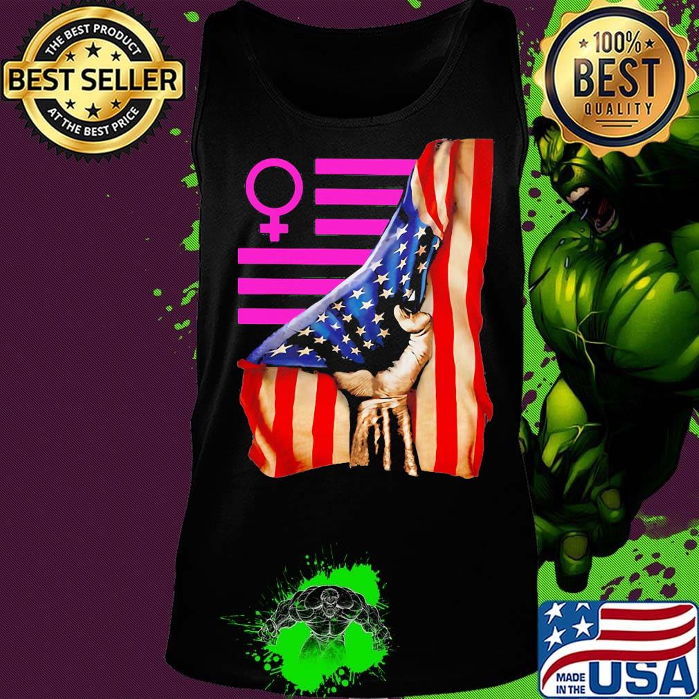 Woman american flag independence day s Tank top Woman american flag independence day s Tank top