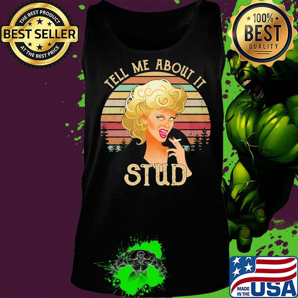 Woman smoking tell me about it stud vintage retro s Tank top Woman smoking tell me about it stud vintage retro s Tank top