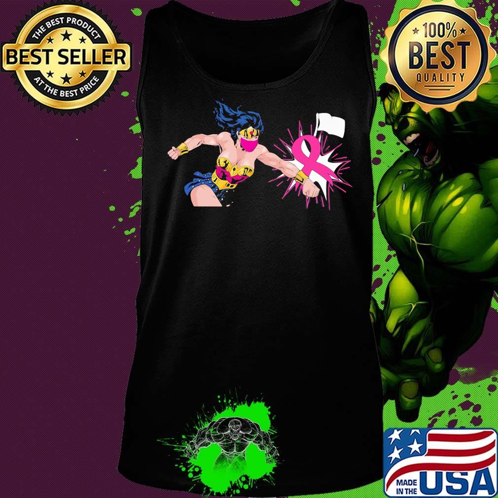 Wonder women punch breast cancer Shirt Tank top Wonder women punch breast cancer Shirt Tank top