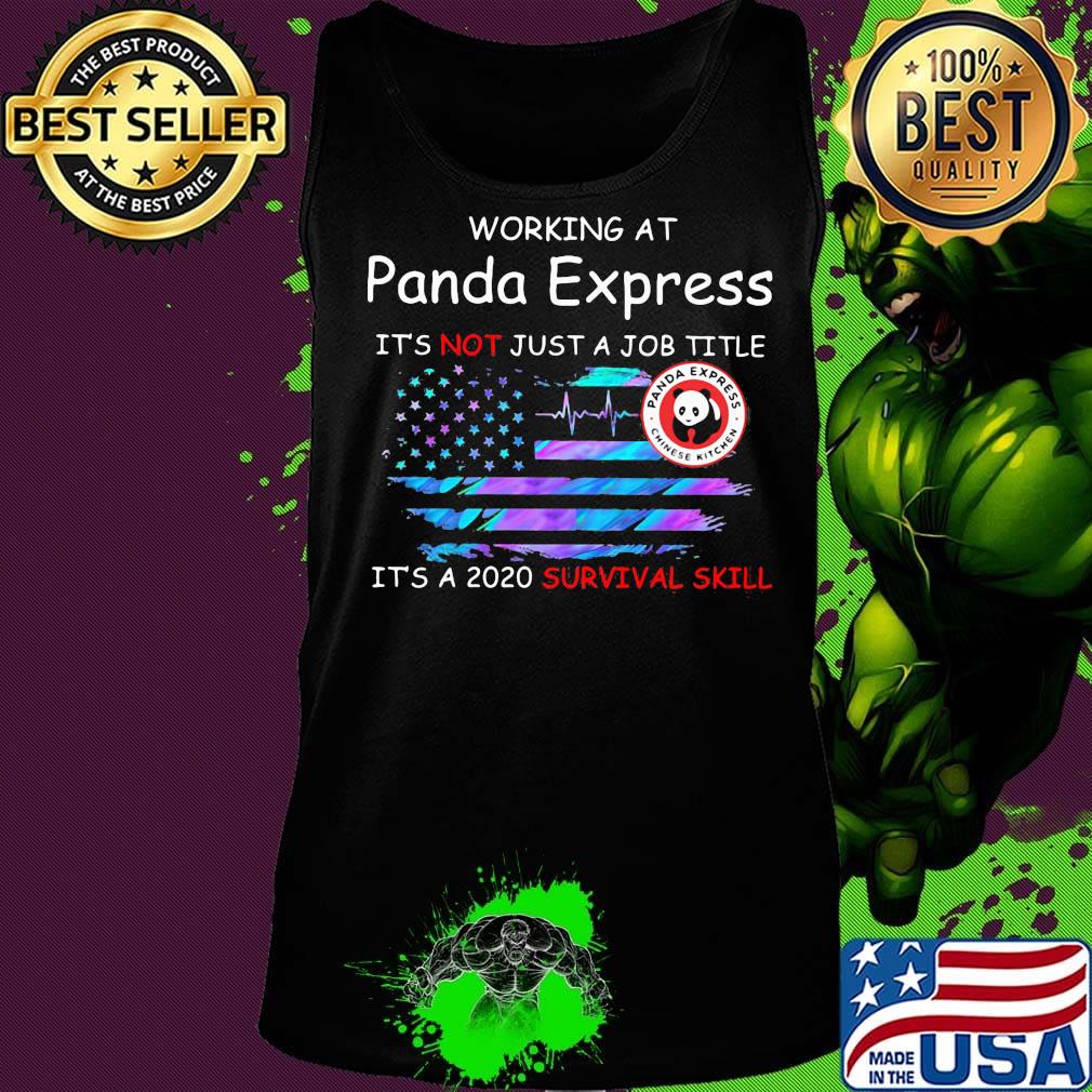 Working at panda express it's not just a job title it's a 2020 survival skill american flag independence day s Tank top Working at panda express it's not just a job title it's a 2020 survival skill american flag independence day s Tank top
