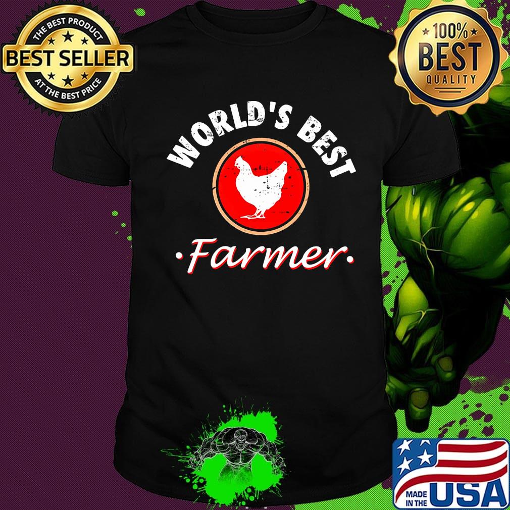 World's best farmer chicken shirt