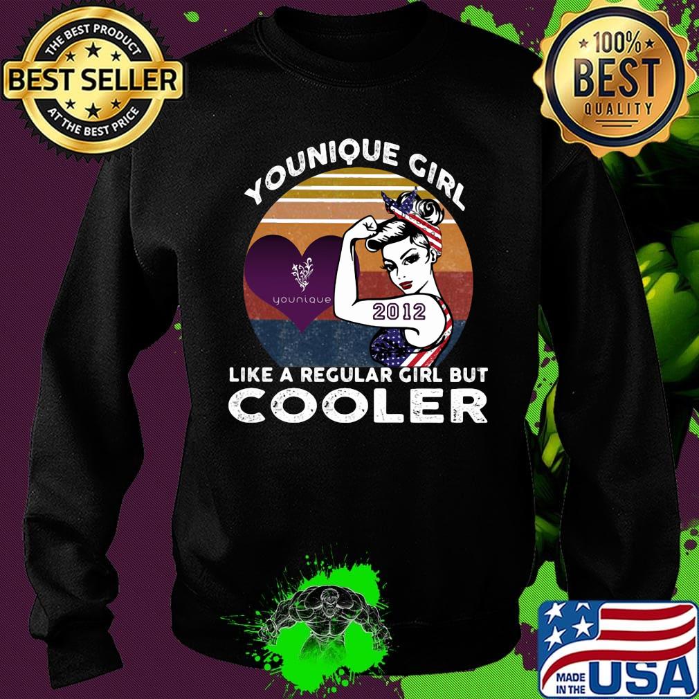 Younique girl like a regular girl but cooler 2012 vintage retro s Sweater Younique girl like a regular girl but cooler 2012 vintage retro s Sweater
