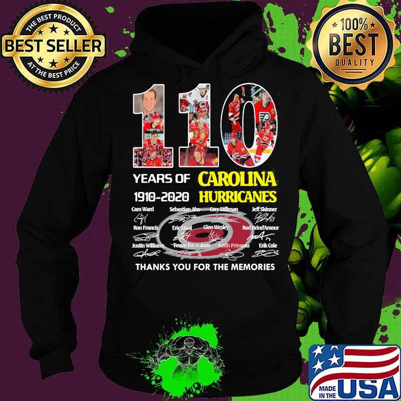 110 years of 1910 2020 carolina hurricanes thank you for the memories signatures s Hoodie 110 years of 1910 2020 carolina hurricanes thank you for the memories signatures s Hoodie