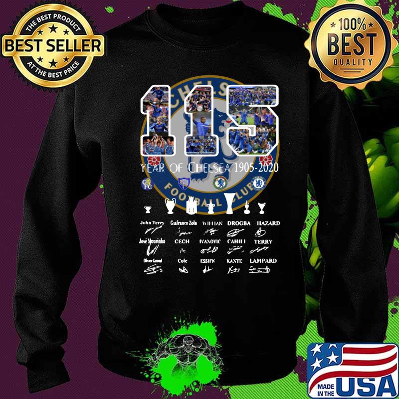 115 year of chelsea fc 1905 2020 players signatures s Sweater 115 year of chelsea fc 1905 2020 players signatures s Sweater