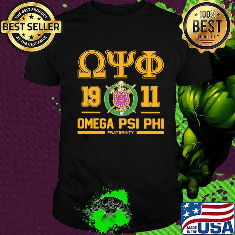 1911 omega psi phi fraternity shirt