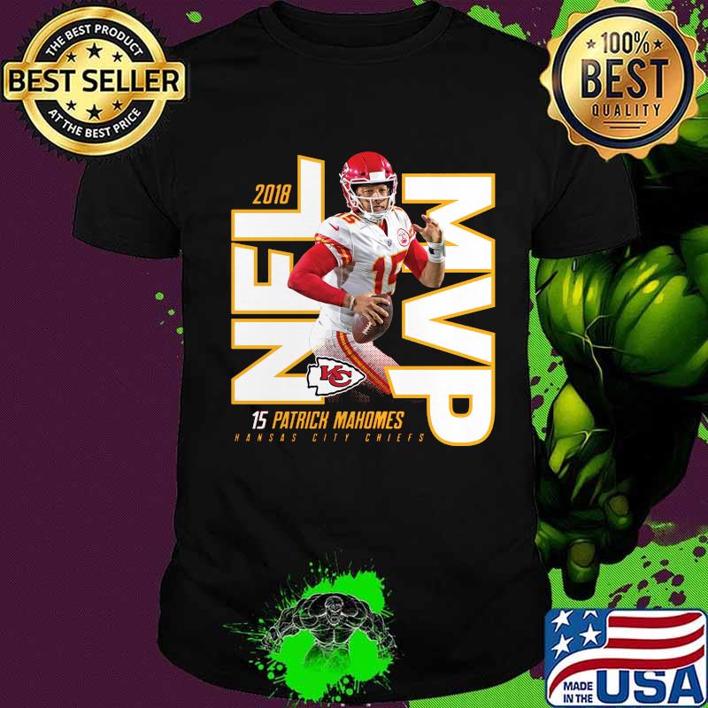 2018 nfl mvp 15 patrick mahomes kansas city chiefs shirt