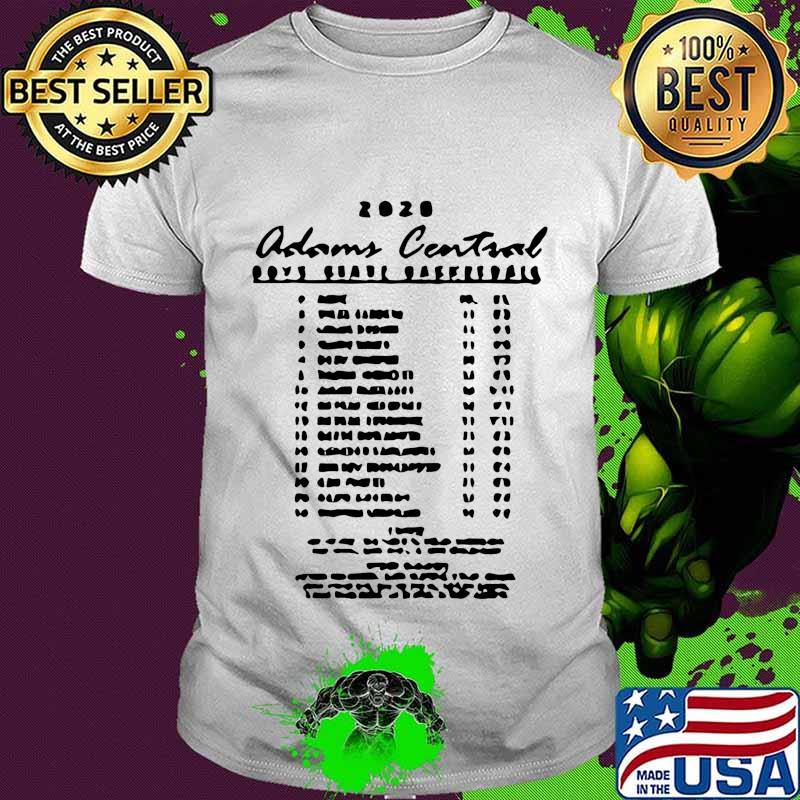 2020 adams central boys state basketball shirt