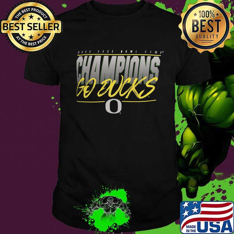 2020 rose bowl game champions go oregon ducks football shirt