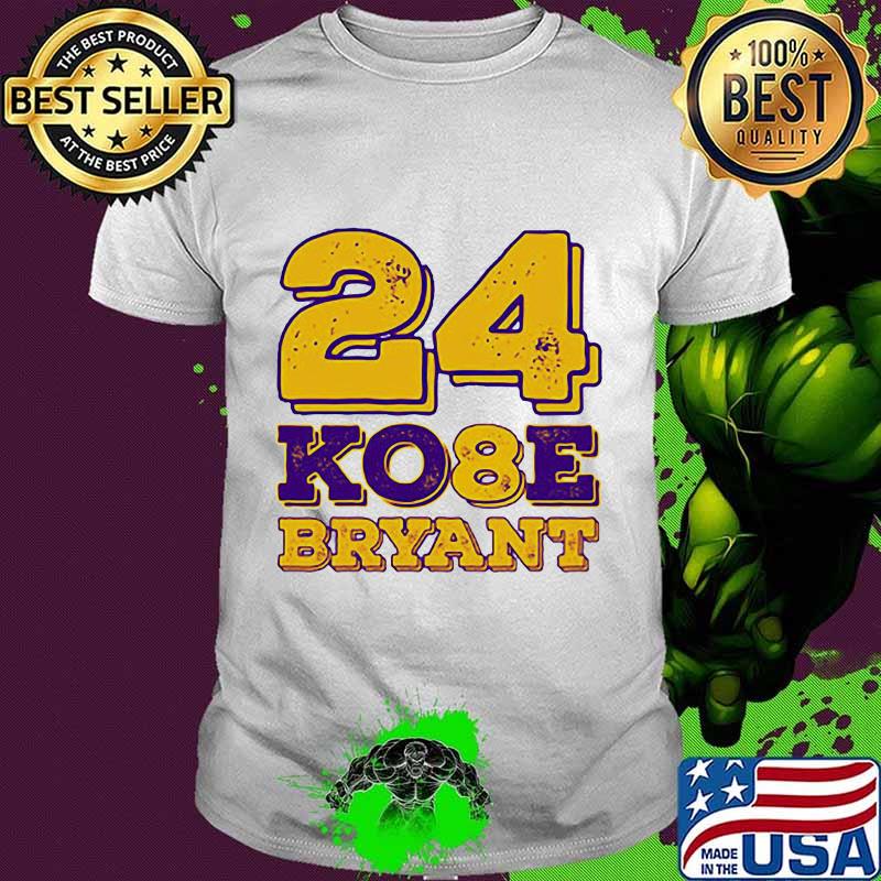 24 kobe bryant los angeles lakers basketball shirt