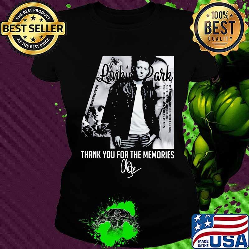44 linkin park band thank you for the memories signature s Ladies tee 44 linkin park band thank you for the memories signature s Ladies tee