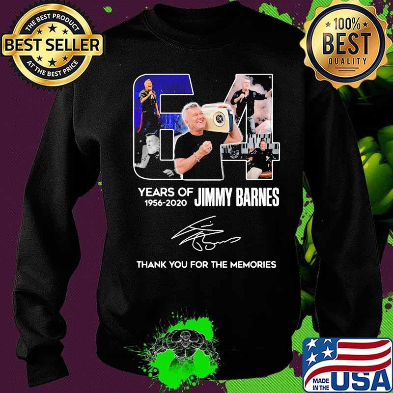 64 years of 1956 2020 jimmy barnes thank you for the memories signatures s Sweater 64 years of 1956 2020 jimmy barnes thank you for the memories signatures s Sweater