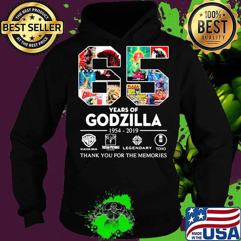 65 years of godzilla 1954 2019 thank you for the memories s Hoodie 65 years of godzilla 1954 2019 thank you for the memories s Hoodie