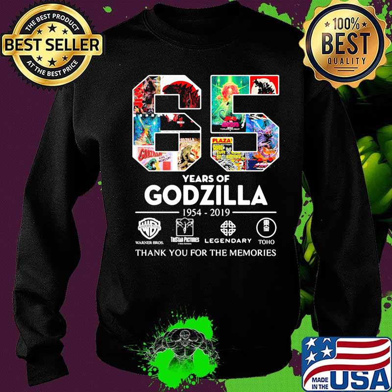 65 years of godzilla 1954 2019 thank you for the memories s Sweater 65 years of godzilla 1954 2019 thank you for the memories s Sweater